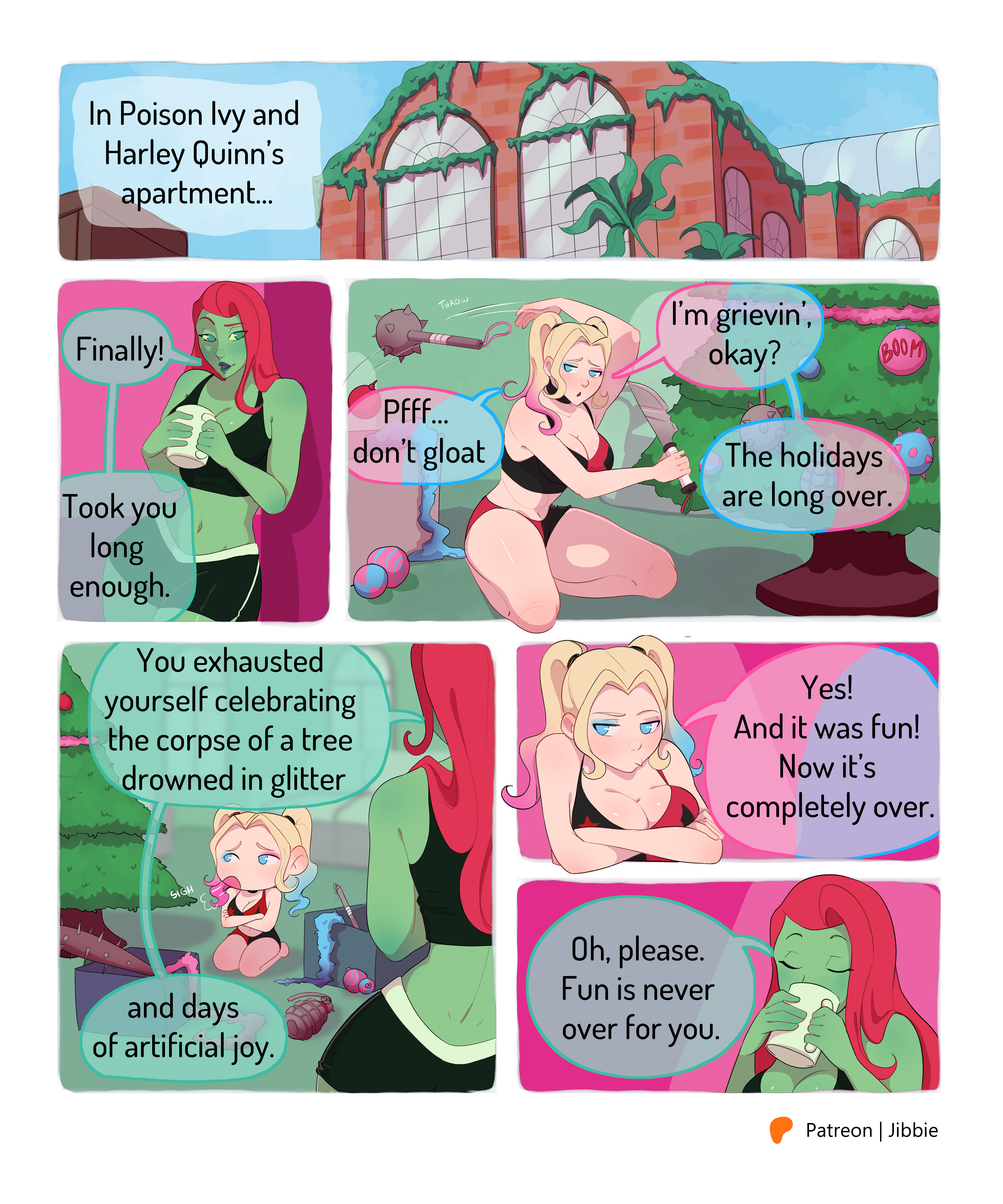 Seasonal Fun Porn comic Cartoon porn comics on DC Universe, Batman, Ongoings